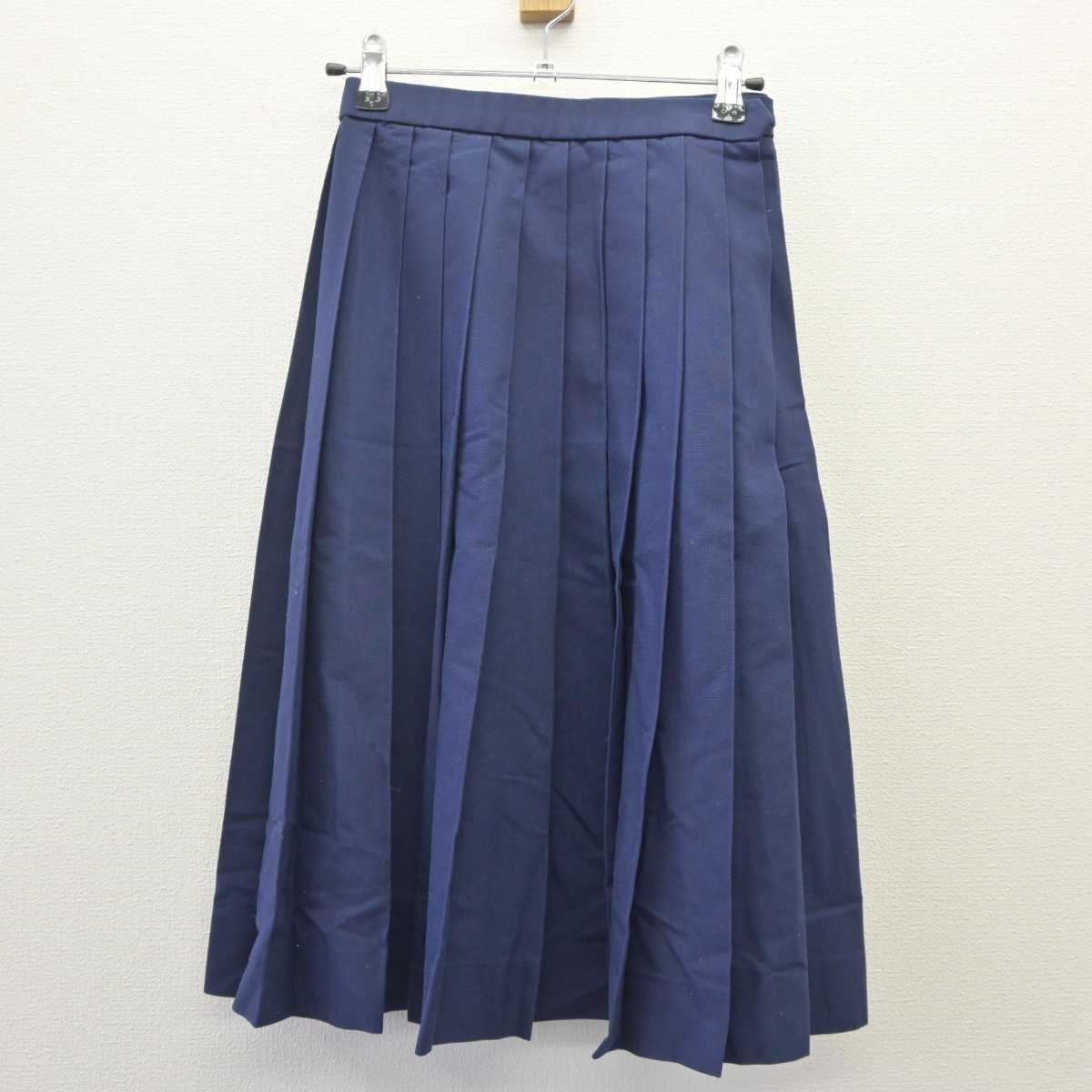 【中古】山口県 小郡中学校 女子制服 2点 (ニット・スカート) sf060236