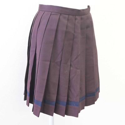 【中古】群馬県 共愛学園高等学校 女子制服 2点 (ベスト・スカート) sf060249