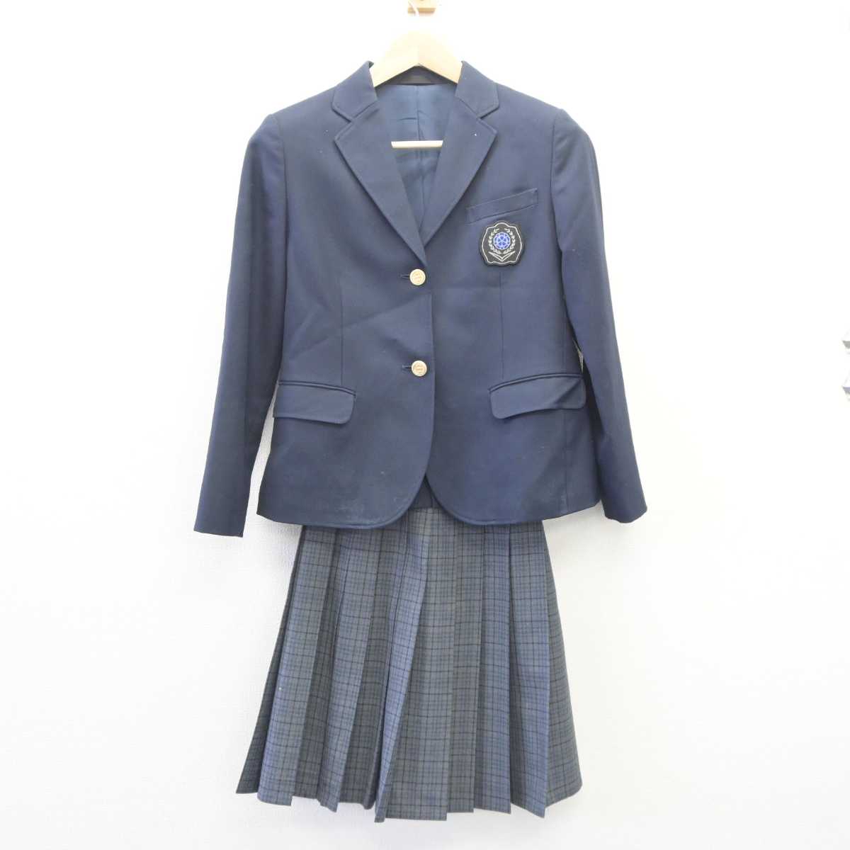 【中古】京都府 東輝中学校 女子制服 3点 (ブレザー・スカート・スカート) sf060251