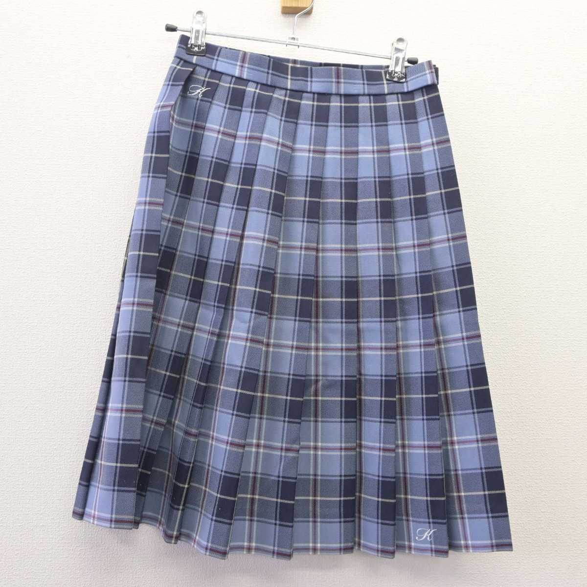 【中古】京都府 亀岡高等学校 女子制服 3点 (ブレザー・スカート) sf060252