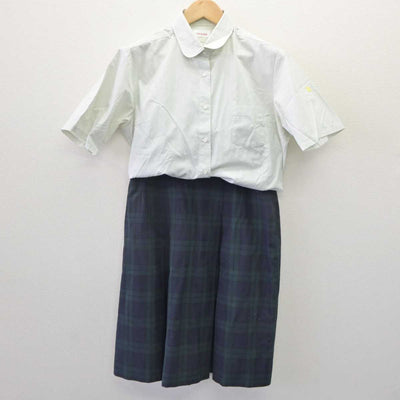 【中古】京都府 木津高等学校 女子制服 2点 (シャツ・スカート) sf060268