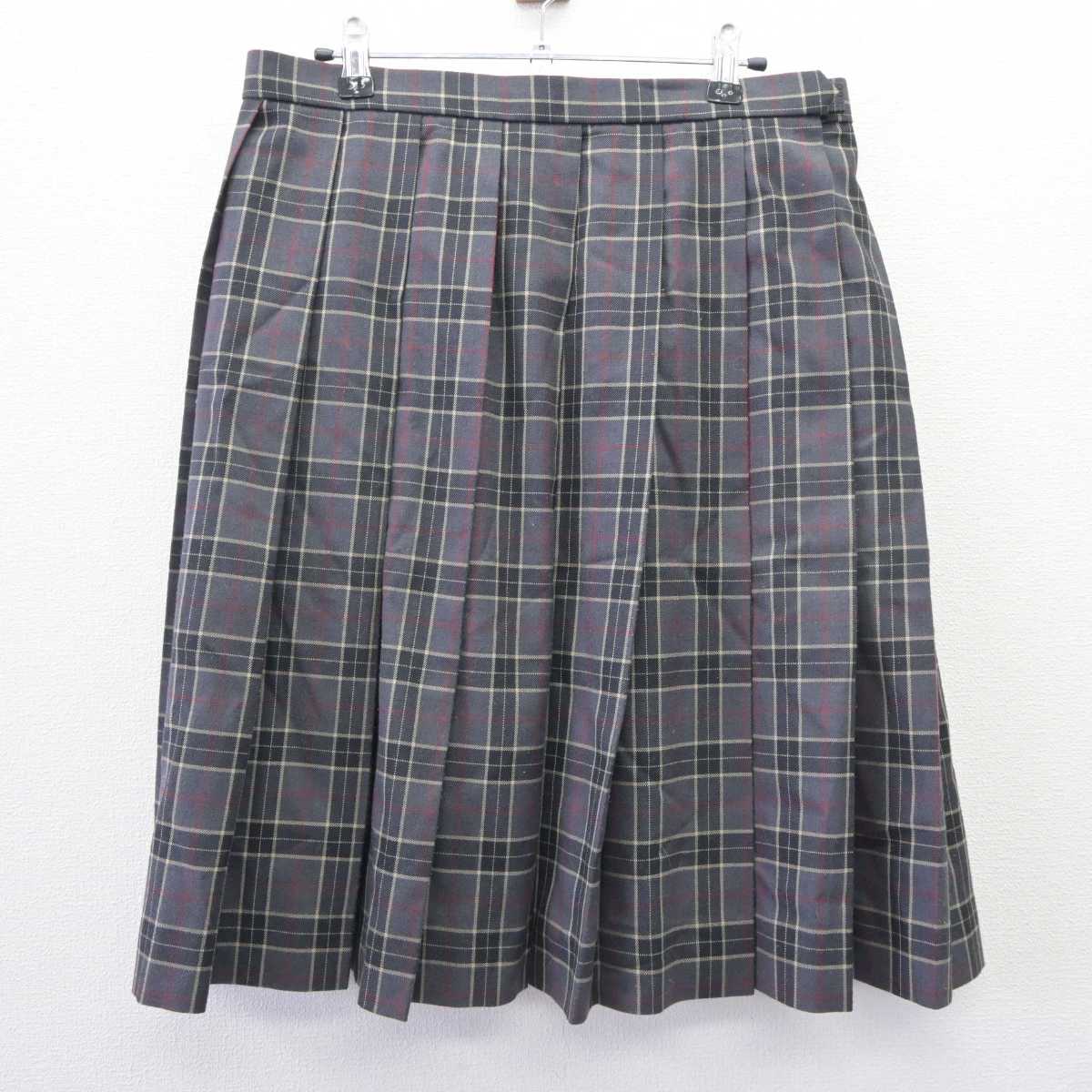 【中古】大阪府 交野市立第二中学校 女子制服 1点 (スカート) sf060269