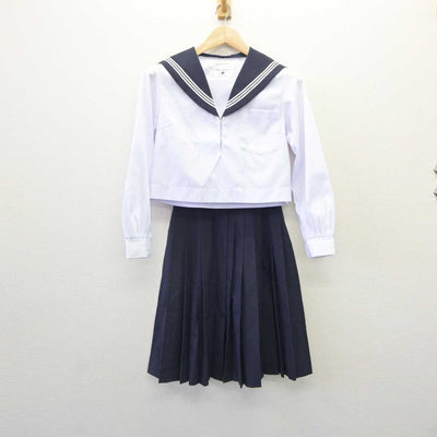 【中古】愛知県 碧南高等学校 女子制服 3点 (セーラー服・セーラー服・スカート) sf060279