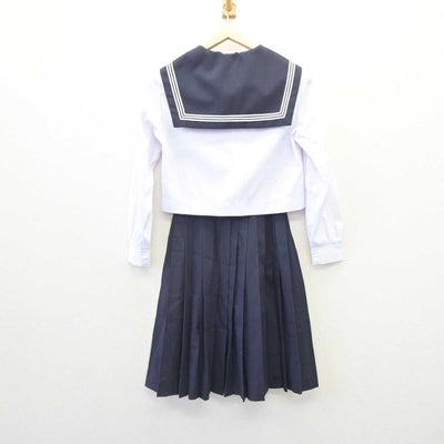 【中古】愛知県 碧南高等学校 女子制服 3点 (セーラー服・セーラー服・スカート) sf060279