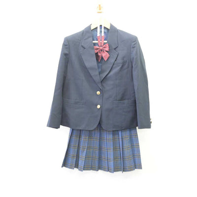 【中古】東京都 深沢高等学校 女子制服 4点 (ブレザー・スカート) sf060281