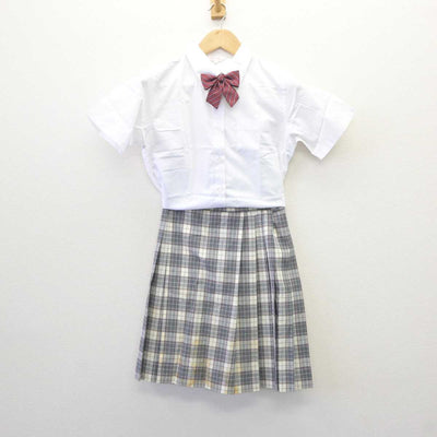 【中古】東京都 深沢高等学校 女子制服 3点 (シャツ・スカート) sf060282