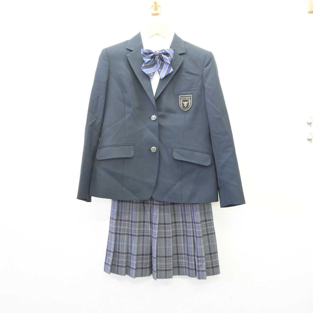 中古】東京都 関東第一高等学校 女子制服 4点 (ブレザー・シャツ