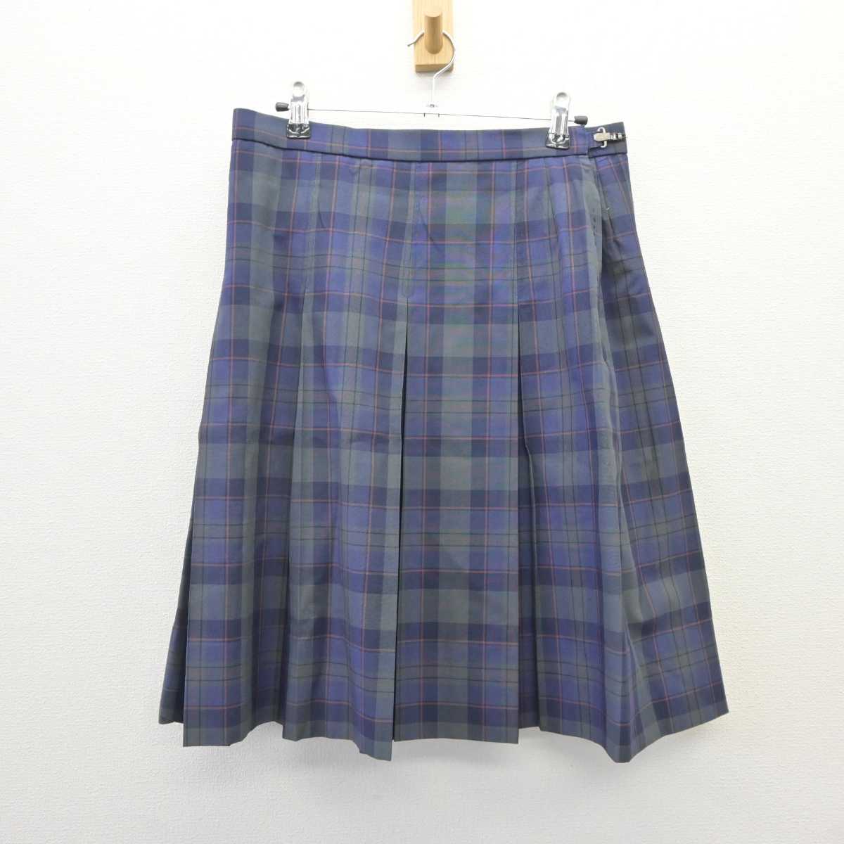 【中古】大阪府 枚方市立楠葉中学校 女子制服 2点 (ニット・スカート) sf060295