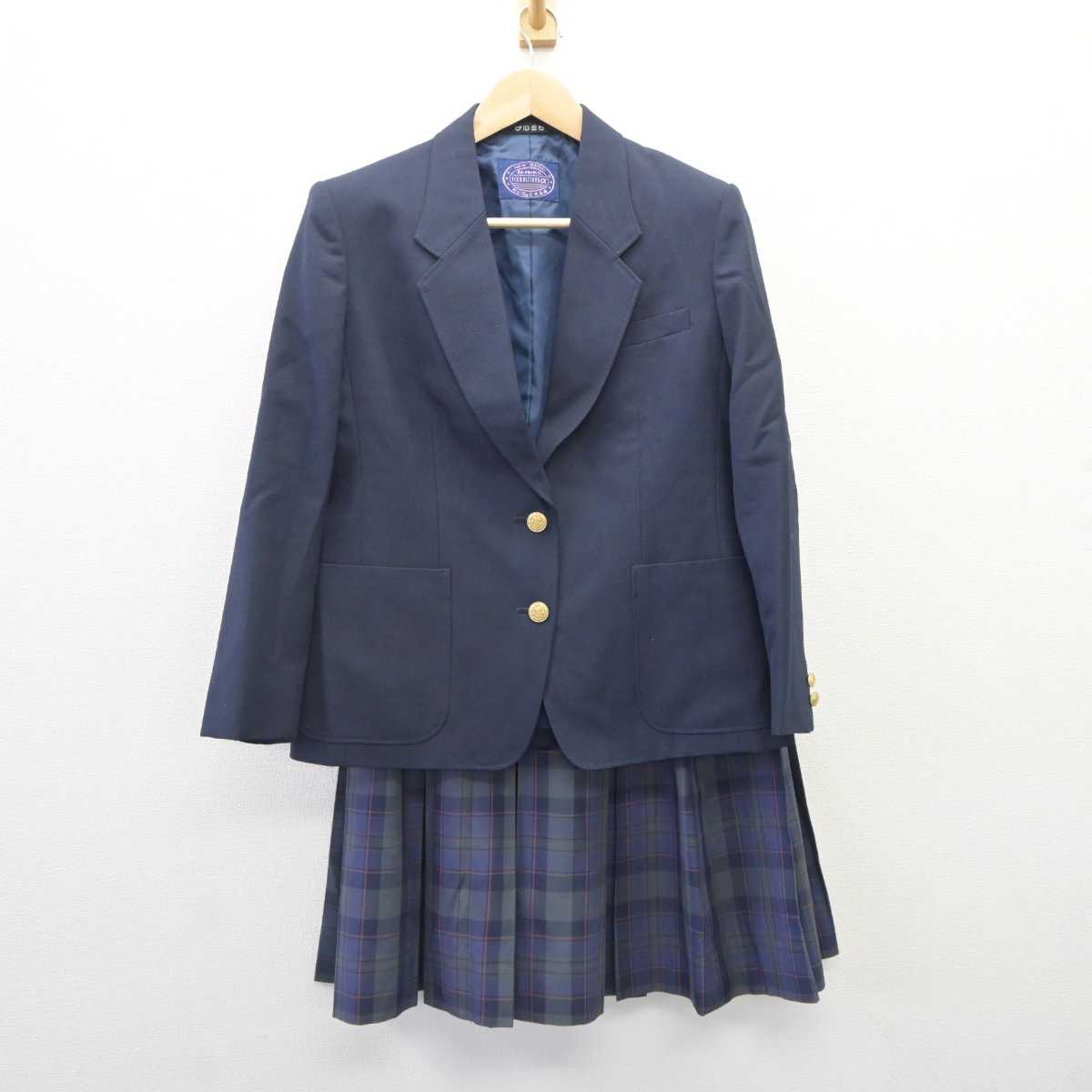 【中古】大阪府 枚方市立楠葉中学校 女子制服 2点 (ブレザー・スカート) sf060296