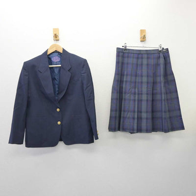 【中古】大阪府 枚方市立楠葉中学校 女子制服 2点 (ブレザー・スカート) sf060296