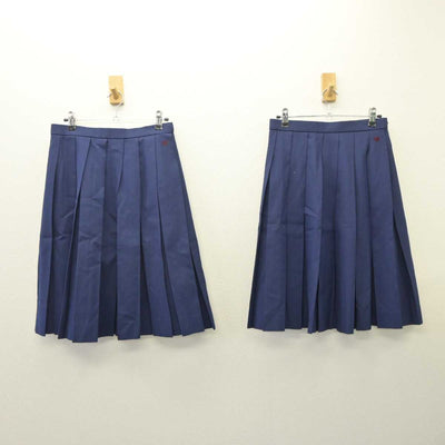 【中古】愛知県 日進西高等学校 女子制服 3点 (ベスト・スカート・スカート) sf060299