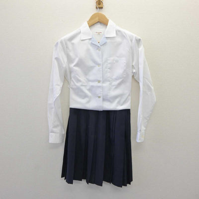 【中古】愛知県 滝高等学校 女子制服 2点 (シャツ・スカート) sf060301