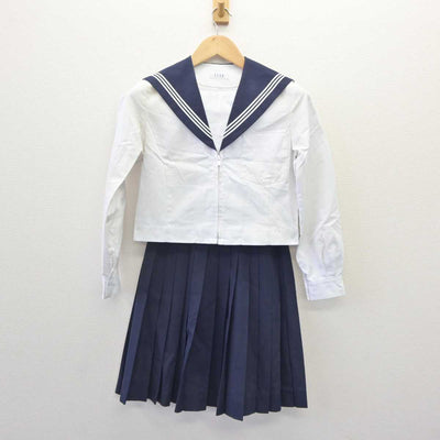 【中古】愛知県 一宮西高等学校 女子制服 3点 (セーラー服・スカート) sf060310