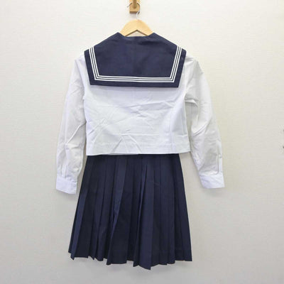 【中古】愛知県 一宮西高等学校 女子制服 3点 (セーラー服・スカート) sf060310