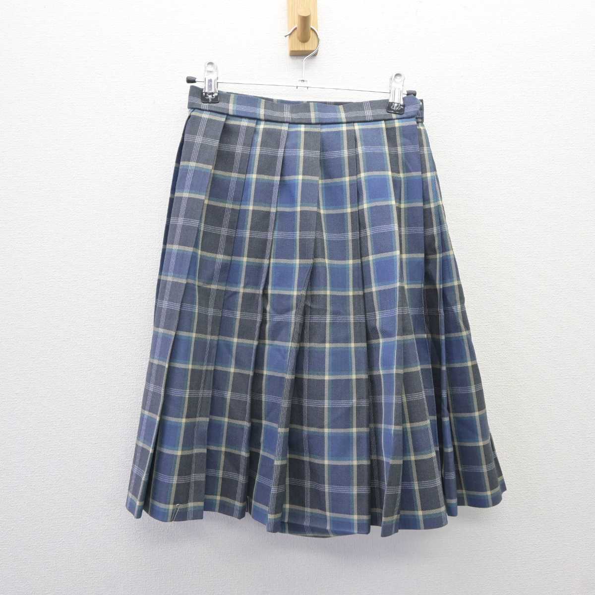 【中古】群馬県 渋川青翠高等学校 女子制服 2点 (シャツ・スカート) sf060319