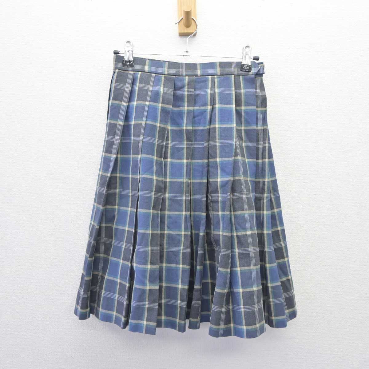 【中古】群馬県 渋川青翠高等学校 女子制服 2点 (シャツ・スカート) sf060320