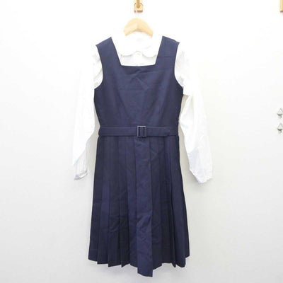 【中古】東京都 國學院高等学校/旧制服 女子制服 3点 (ブレザー・シャツ・ジャンパースカート) sf060322