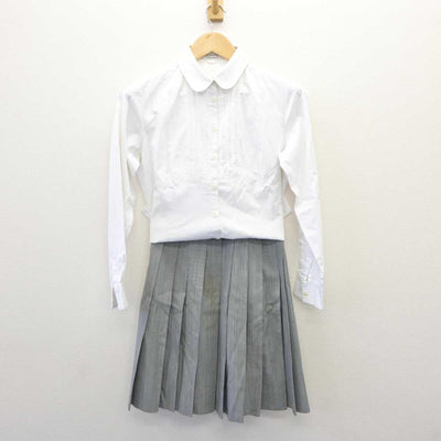 【中古】東京都 國學院高等学校 女子制服 2点 (シャツ・スカート) sf060326