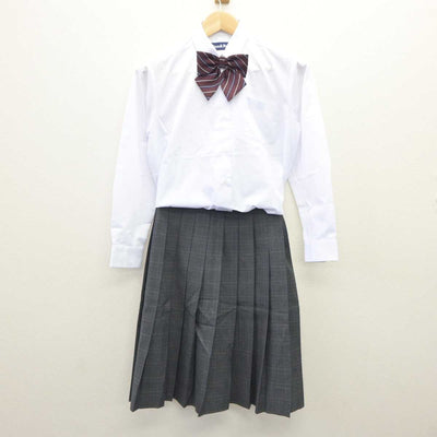 【中古】東京都 志村第三中学校 女子制服 4点 (ブレザー・シャツ・スカート) sf060334