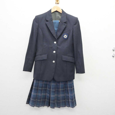 【中古】福島県 二本松工業高等学校 女子制服 4点 (ブレザー・スカート・スカート) sf060335