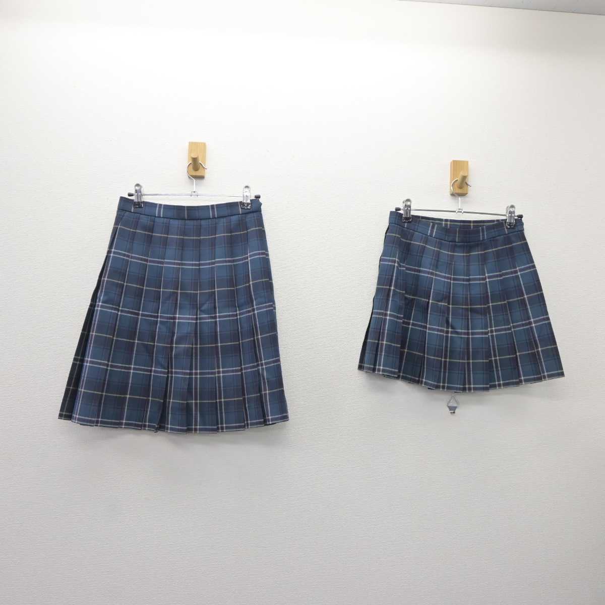 【中古】福島県 二本松工業高等学校 女子制服 4点 (ブレザー・スカート・スカート) sf060335