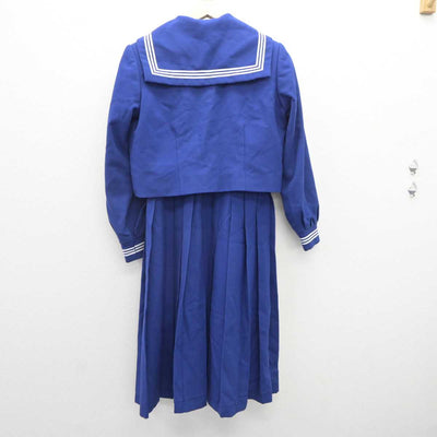 【中古】埼玉県 大相模中学校 女子制服 4点 (セーラー服・シャツ・ジャンパースカート) sf060336