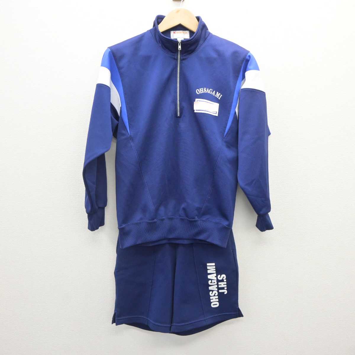 【中古】埼玉県 大相模中学校 女子制服 2点 (ジャージ 上・体操服 下) sf060338