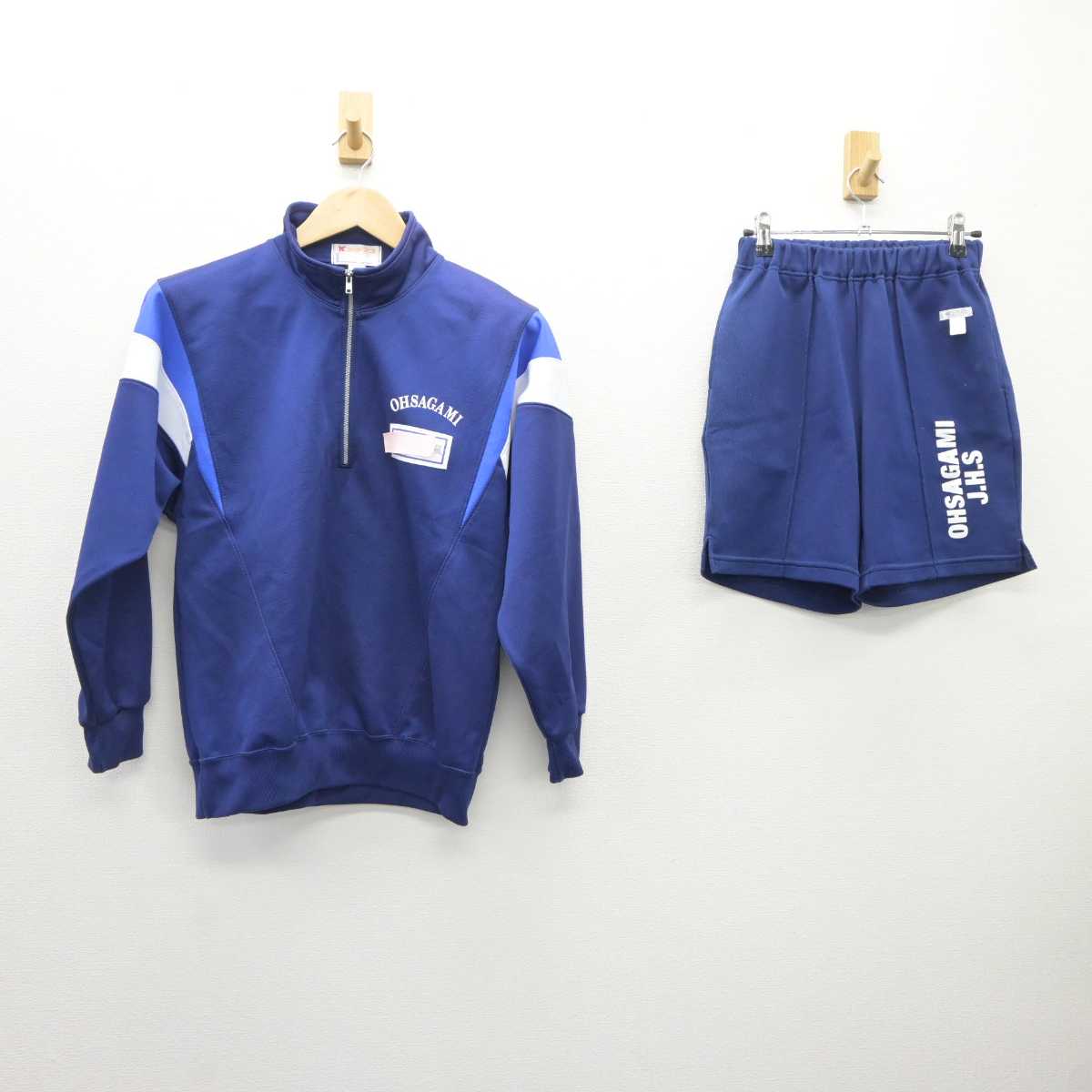 【中古】埼玉県 大相模中学校 女子制服 2点 (ジャージ 上・体操服 下) sf060338