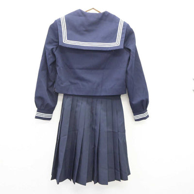 【中古】岡山県 灘崎中学校 女子制服 3点 (セーラー服・スカート) sf060346