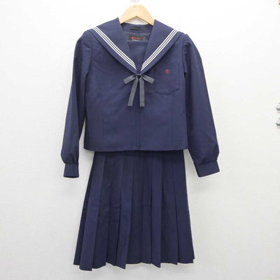 【中古】愛知県 桜台高等学校 女子制服 3点 (セーラー服・スカート) sf060347