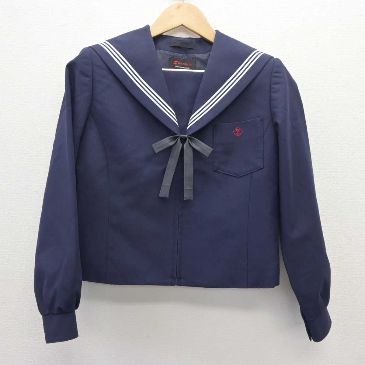 【中古】愛知県 桜台高等学校 女子制服 3点 (セーラー服・スカート) sf060347