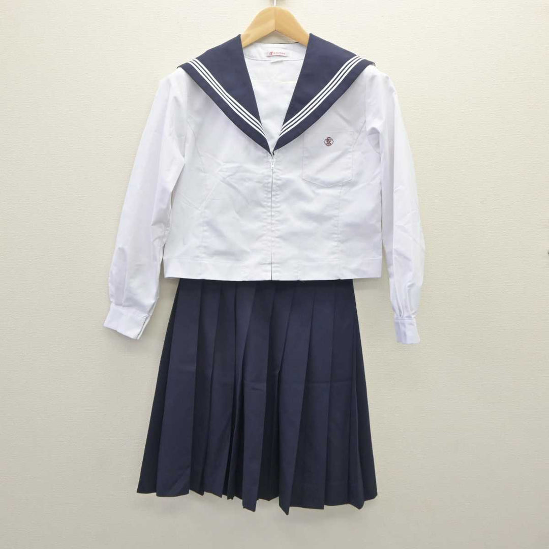 【中古】愛知県 桜台高等学校 女子制服 3点 (セーラー服・スカート) sf060348