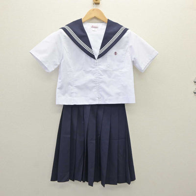 【中古】愛知県 桜台高等学校 女子制服 3点 (セーラー服・スカート) sf060348