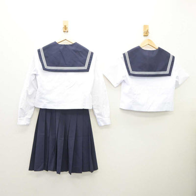 【中古】愛知県 桜台高等学校 女子制服 3点 (セーラー服・スカート) sf060348