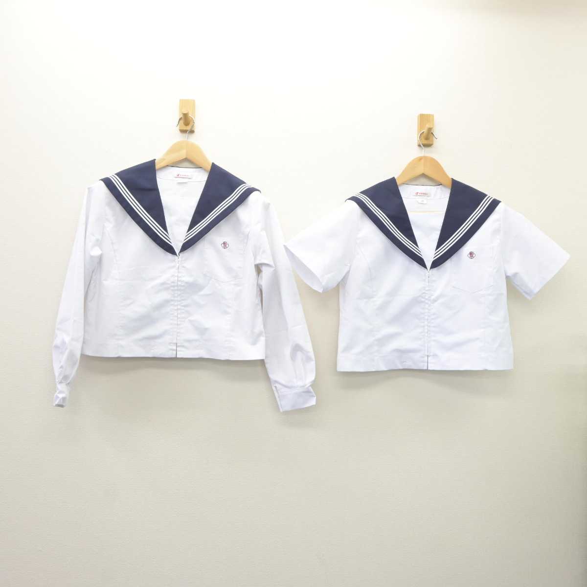 【中古】愛知県 桜台高等学校 女子制服 2点 (セーラー服) sf060349