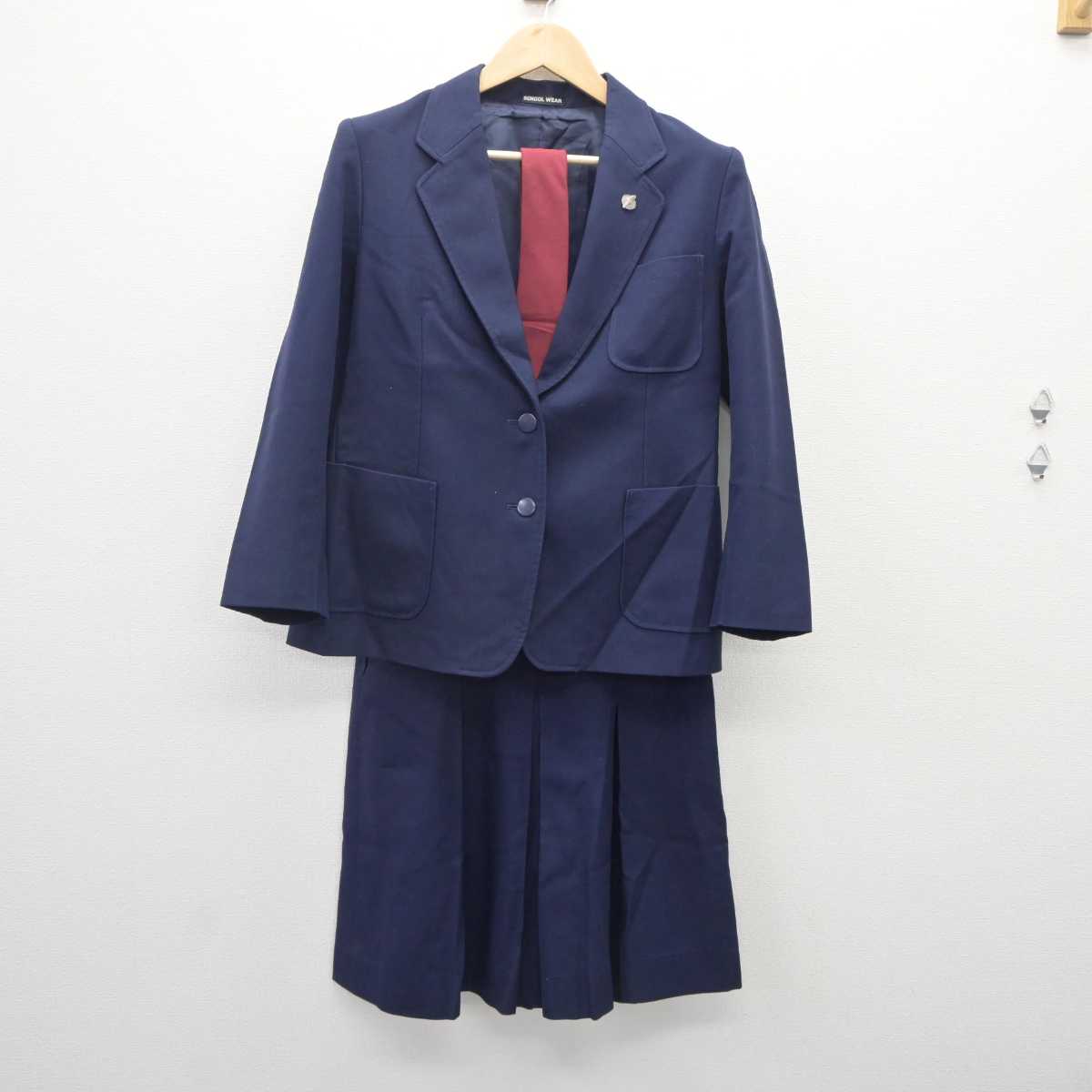 【中古】東京都 東大和市立第四中学校 女子制服 5点 (ブレザー・ベスト・スカート) sf060351