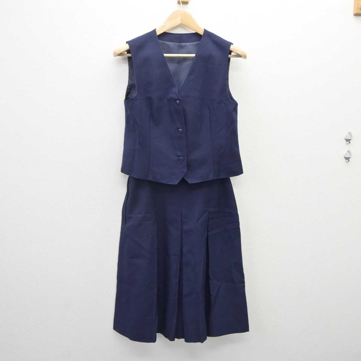 【中古】東京都 東大和市立第四中学校 女子制服 5点 (ブレザー・ベスト・スカート) sf060351