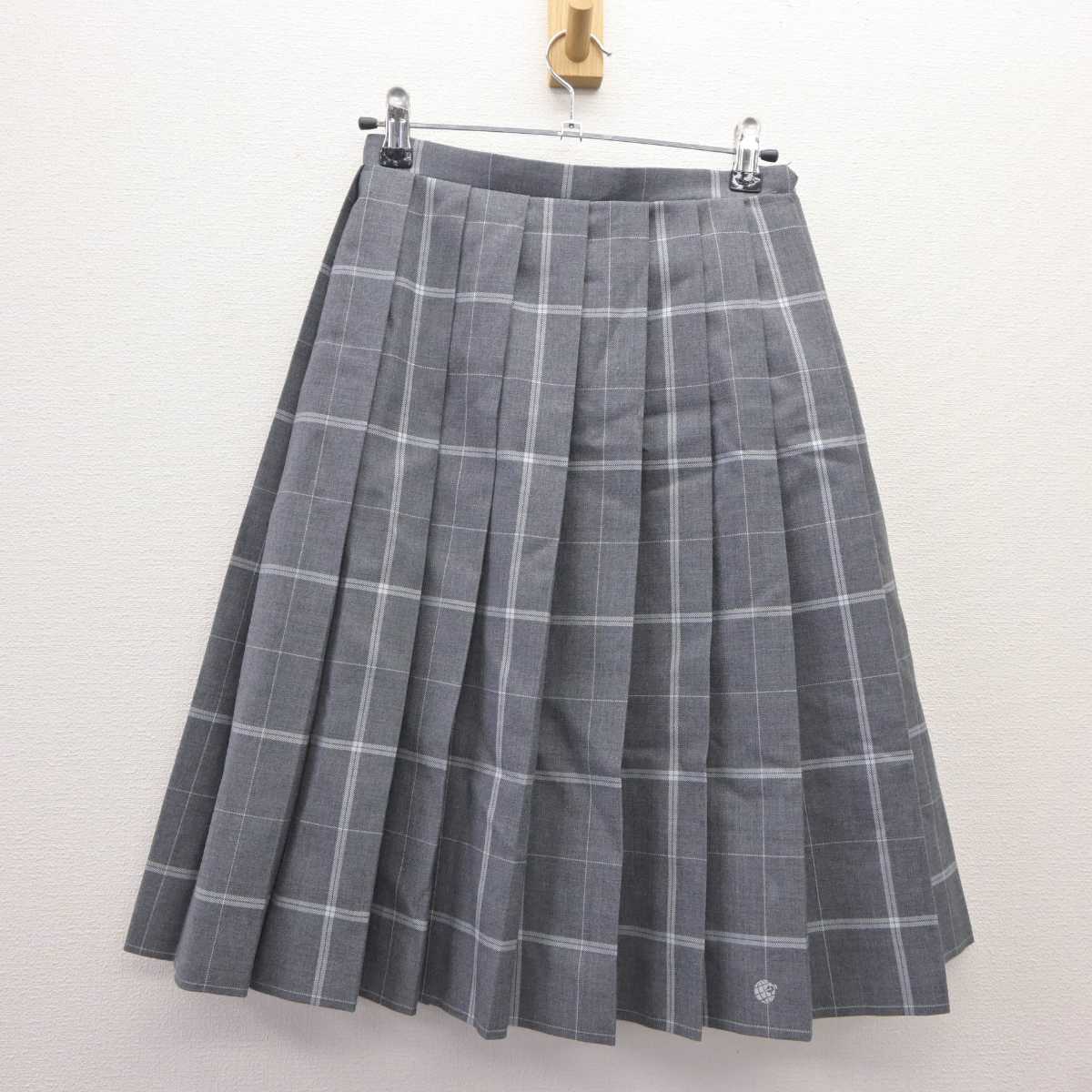 【中古】東京都 武蔵野大学高等学校  女子制服 4点 (ブレザー・シャツ・スカート) sf060353