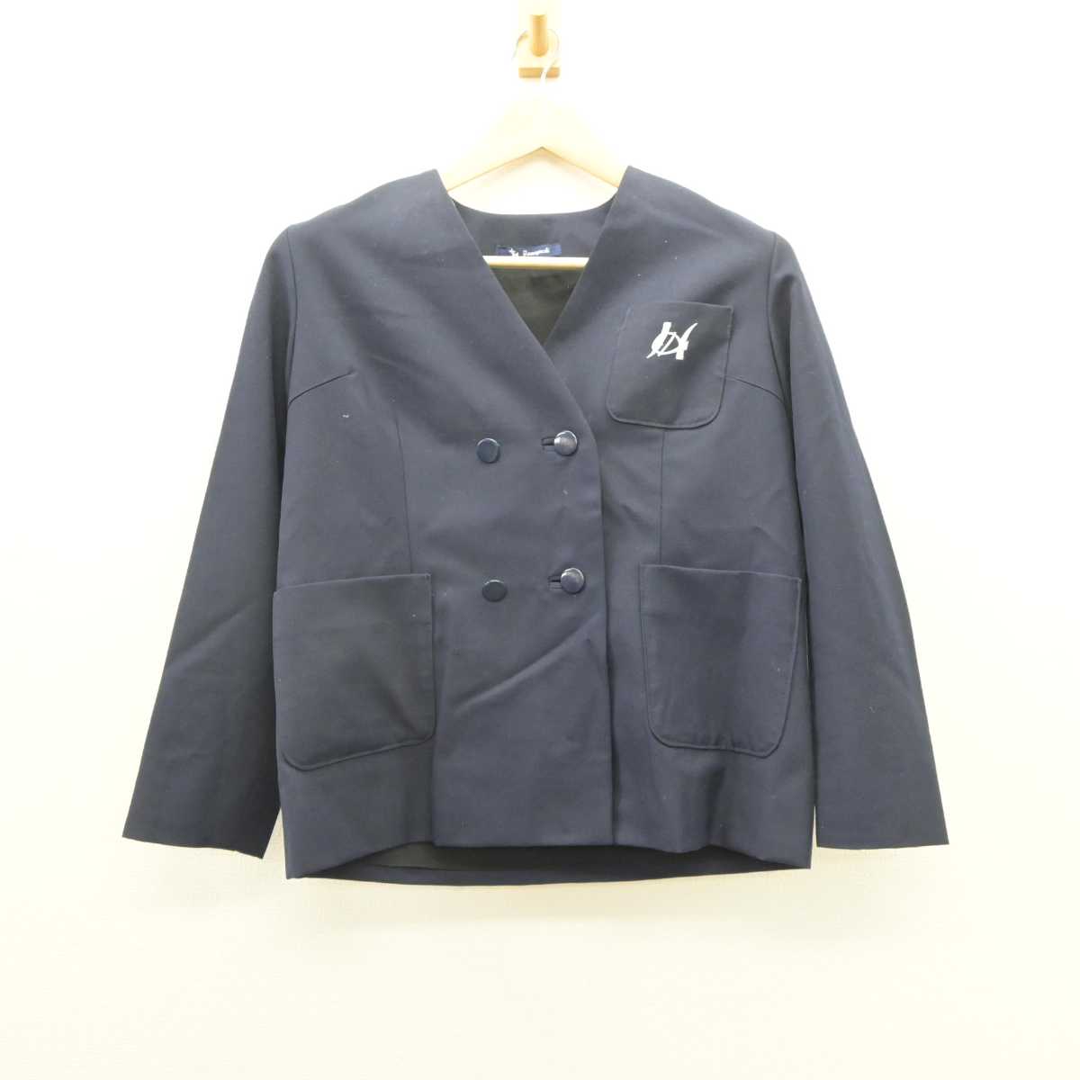 【中古】埼玉県 本庄東中学校 女子制服 3点 (ブレザー・シャツ・スカート) sf060365