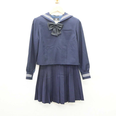 【中古】東京都 駒場高等学校 女子制服 3点 (セーラー服・スカート) sf060389