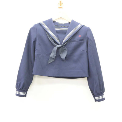 【中古】福岡県 筑紫女学園中学・高等学校 女子制服 2点 (セーラー服) sf060394