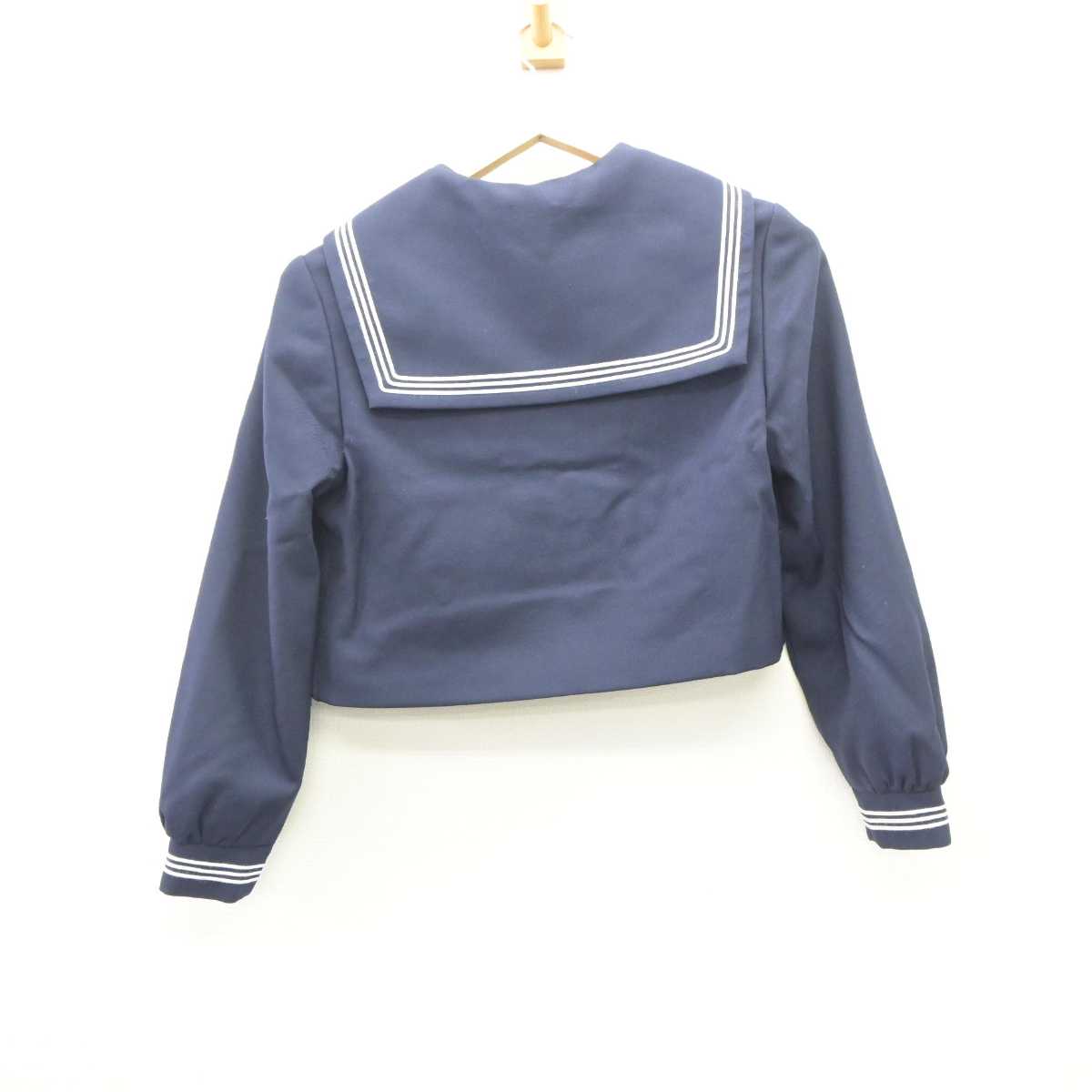 【中古】福岡県 筑紫女学園中学・高等学校 女子制服 2点 (セーラー服) sf060394