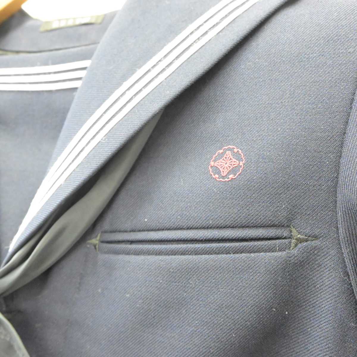 【中古】福岡県 筑紫女学園中学・高等学校 女子制服 2点 (セーラー服) sf060394