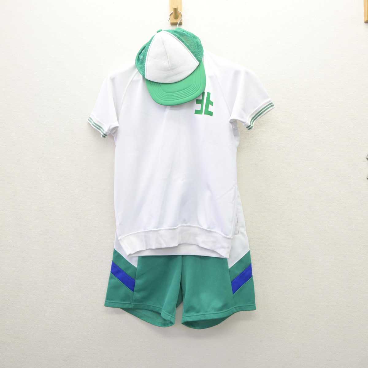 【中古】愛媛県 新居浜北中学校 女子制服 3点 (体操服 上・体操服 下) sf060397