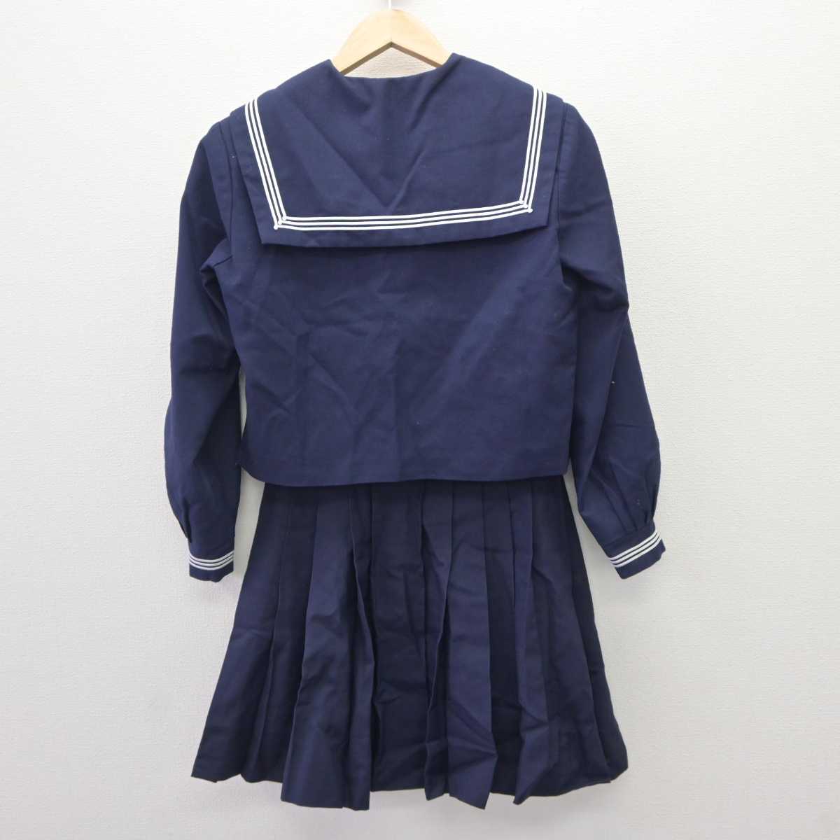 【中古】大阪府 佐野中学校 女子制服 2点 (セーラー服・スカート) sf060414