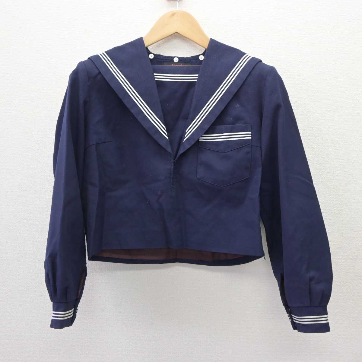 【中古】大阪府 佐野中学校 女子制服 2点 (セーラー服・スカート) sf060414