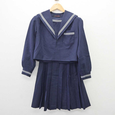 【中古】大阪府 佐野中学校 女子制服 2点 (セーラー服・スカート) sf060416