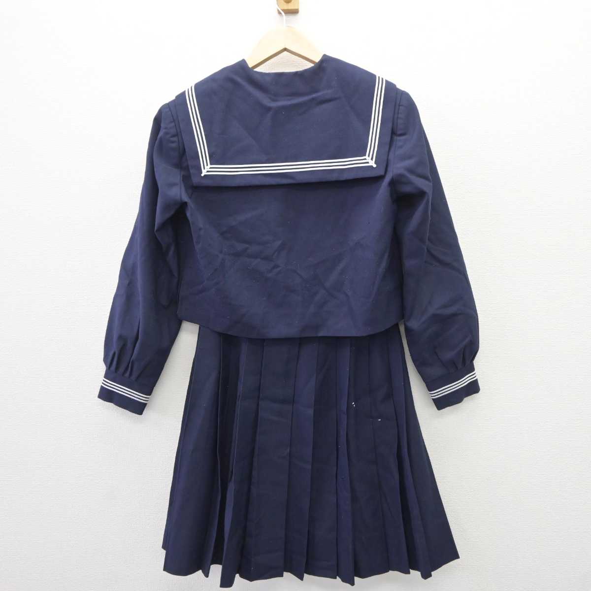 【中古】大阪府 佐野中学校 女子制服 2点 (セーラー服・スカート) sf060416