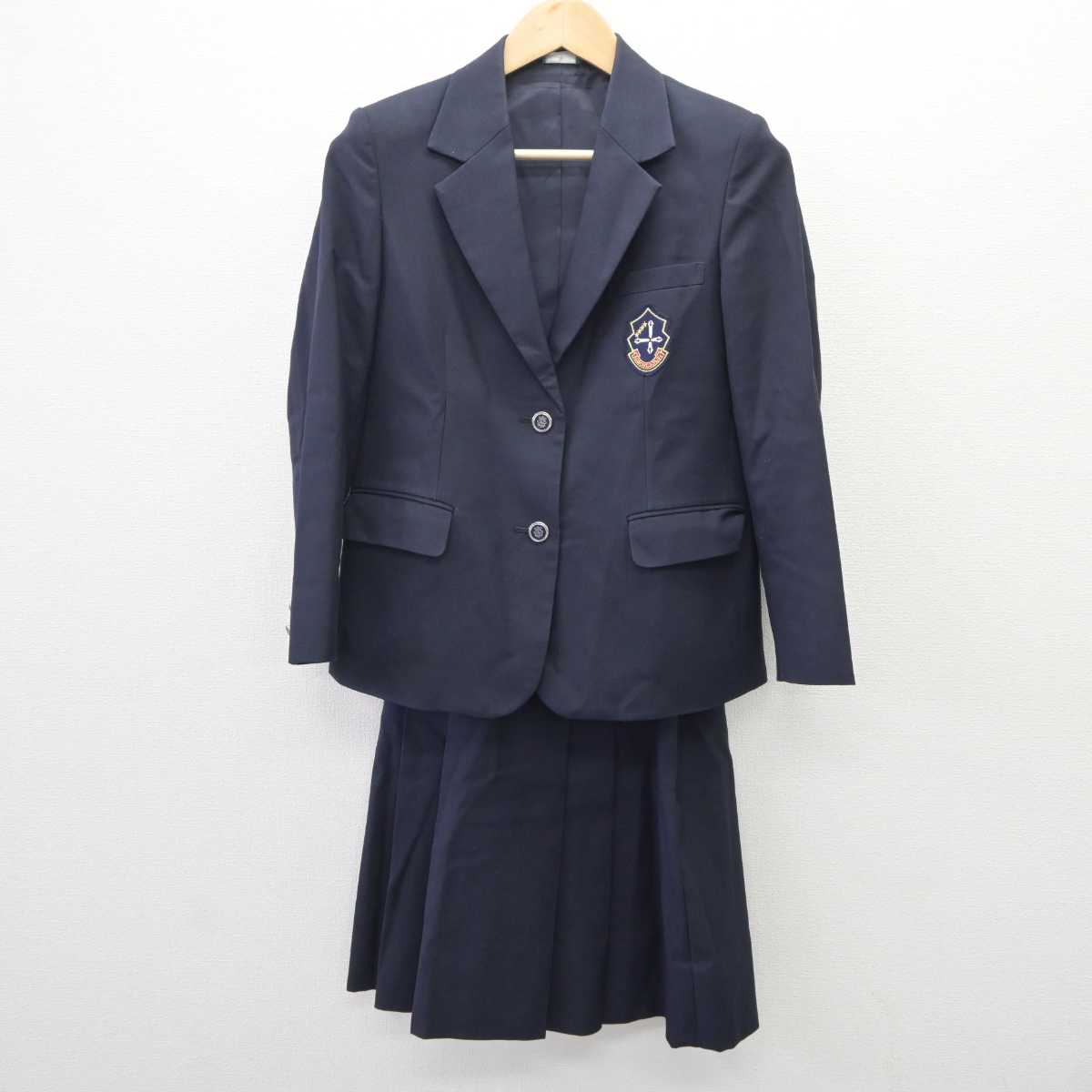 【中古】東京都 足立区立第四中学校 女子制服 2点 (ブレザー・スカート) sf060418