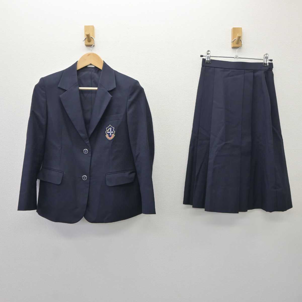 【中古】東京都 足立区立第四中学校 女子制服 2点 (ブレザー・スカート) sf060418